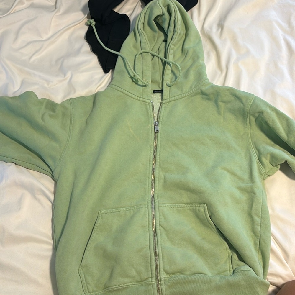 Green brandy zip up
